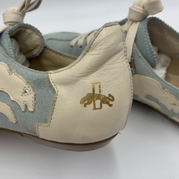 PUMA Sprint DASSLER / VAN SLOBBE Baby Blue Suede sneakers SZ 7 - Picture 5 of 16